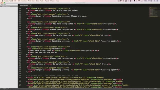 Bootstrap 4 (Alpha 6) components: Alerts смотреть онлайн