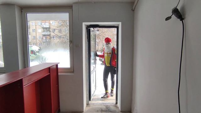 Рождественские покатушки Ужгород Чоп дед мороз Иван. смотреть онлайн