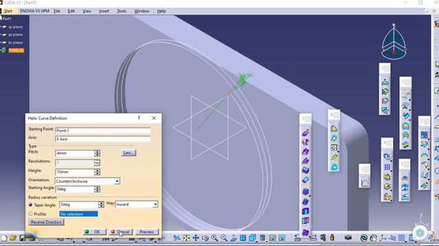 Title: CATIA V5 Design Tutorial for Internal Threads on Trading Machine Components смотреть онлайн