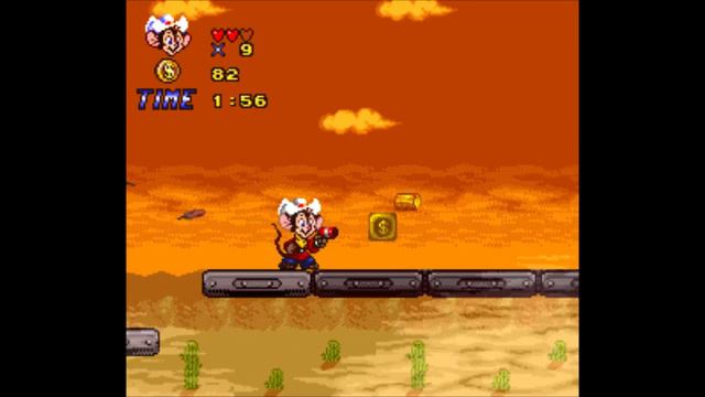 Прохождение игры : American Tail, An - Fievel Goes West . Эмулятор snes9x-x64 . ПК . смотреть онлайн