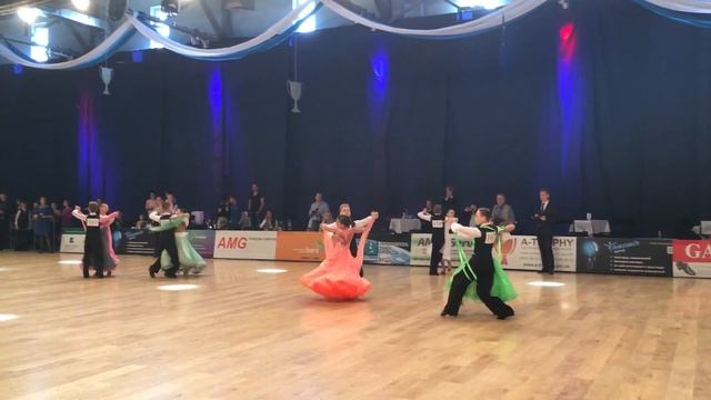 Танго. Янчишин Евгений - Латкова Марина. Юниоры 1Д. 1/4 финала смотреть онлайн