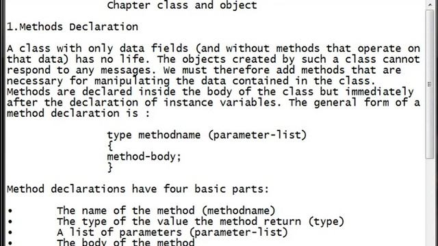 Java Programming Tutorial -Class and Object-4-Methods Declaration. смотреть онлайн
