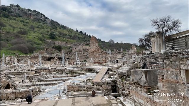 Ancient city of Ephesus, Turkey - Temple of Artemis - Seven Wonders of the World смотреть онлайн