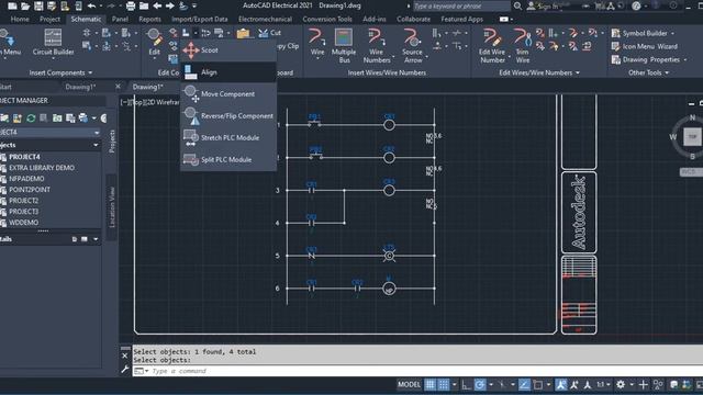 AutoCAD Electrical Basic: Scoot, Align, Toggle, Copy Component in Bangla смотреть онлайн