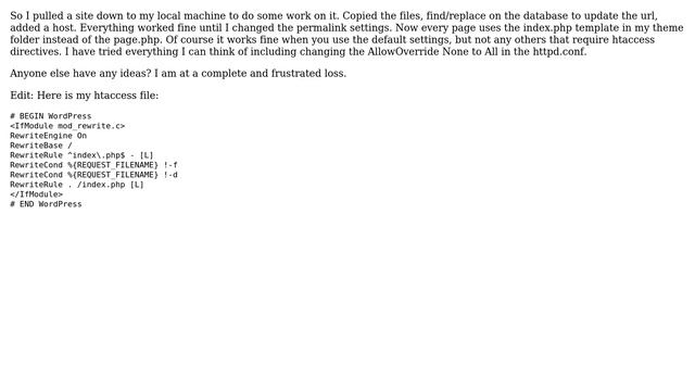 Wordpress: Mamp pro permalink issues. Pages keep reverting to index.php смотреть онлайн