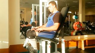 Разгибание ног в тренажёре сидя: техника выполнения смотреть онлайн
