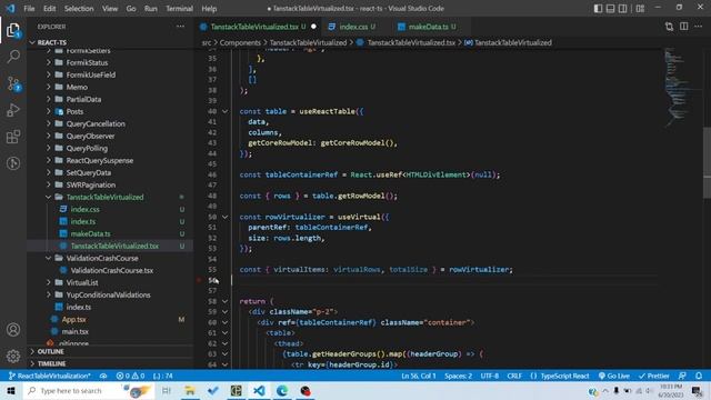 Tanstack Table Virtualization in 10 mins смотреть онлайн