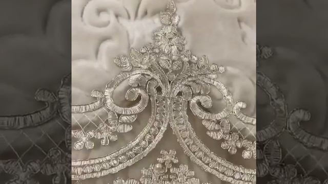 Покрывало с постельным бельем с французским кружевом смотреть онлайн