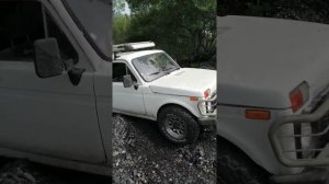Нива с двигателем 3SFE.НА автомате. Испытания бездорожьем.