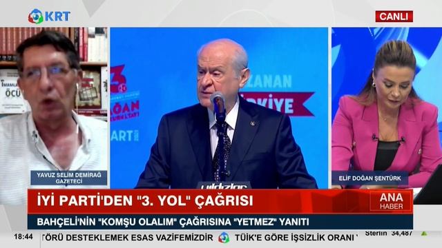 İyi Parti'den 3. Yol Çağrısı I Yavuz Selim Demirağ I KRT Haber смотреть онлайн