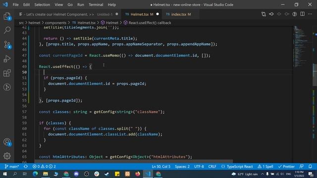 13- Create Helmet Package Final Part Finalizing the package | React Js Course 2022 | Arabic смотреть онлайн