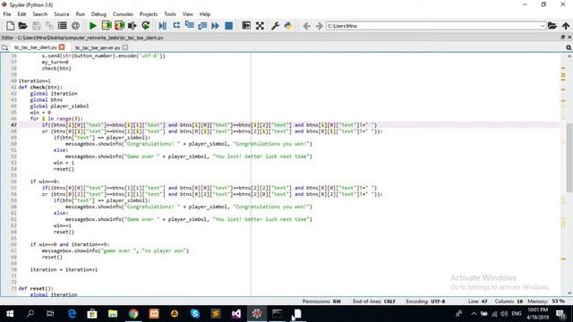 Tic tac toe client & server - python (Arabic) смотреть онлайн