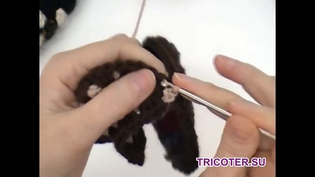 Носки крючком из квадратов