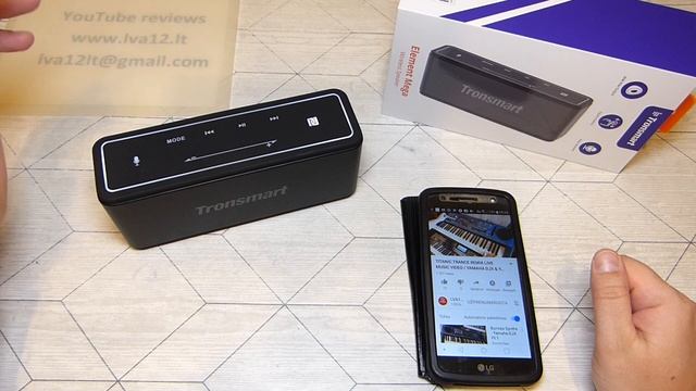 Tronsmart Element Mega bluetooth garso kolonėlė смотреть онлайн