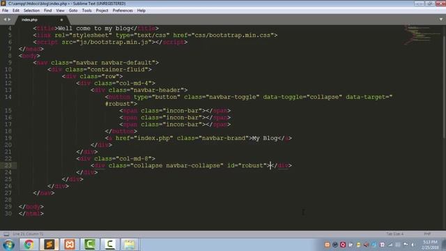 Complete CMS of PHP MYSQL Project Part - 2 . How Create Navigation Bar In Odia .. By Odia Webs смотреть онлайн