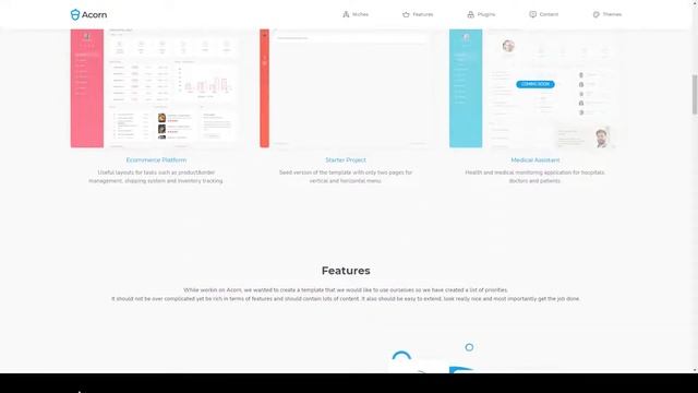 Acorn - React Admin Template multi-niche learning смотреть онлайн