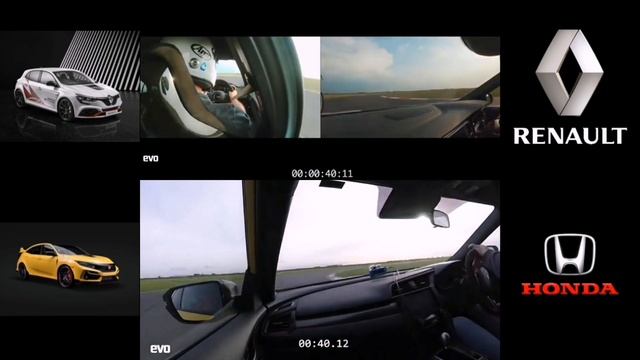 Track Battle 02: Honda Civic Type-R Limited Edition vs Renault Megane RS Trophy-R смотреть онлайн