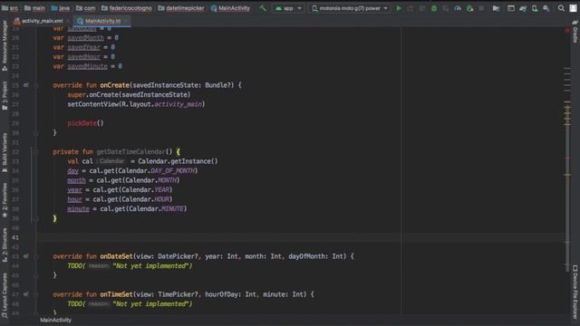 How to create a Date & Time Picker Dialog in Android Studio (Kotlin 2020) смотреть онлайн