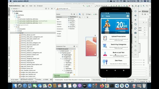 Medicine Store Delivery | Android Project Tutorial | Android CRUD Project смотреть онлайн