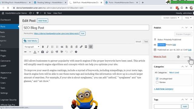How to Make Your Wordpress Blog Posts Private - Not Indexed By Google Search Engines смотреть онлайн