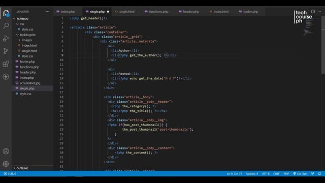 HTML to WORDPRESS (Part 3.3) | WordPress Tutorial смотреть онлайн