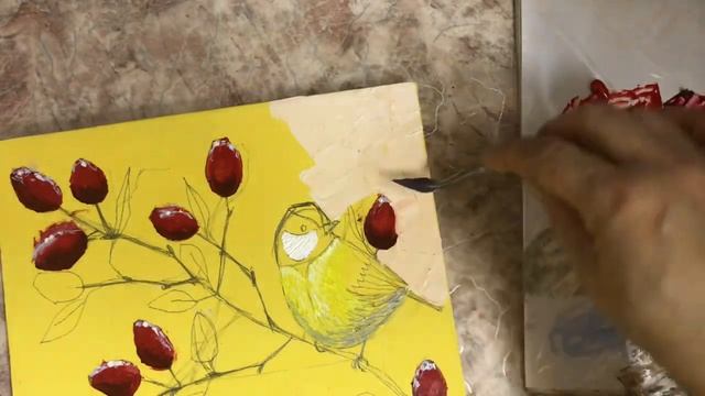 Нарисовать Птичку Синичку МАСТИХИНОМ 3 часть смотреть онлайн