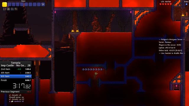 (6:37) Terraria 1.3.5.3 - Imp Castle Parkour Speedrun смотреть онлайн