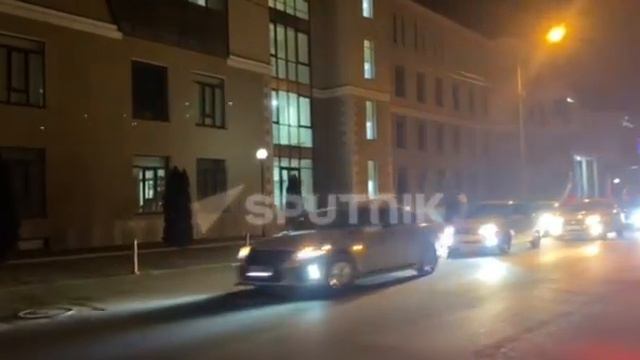 цхинвал.южная осетия . вот так встречает новость о присоединении к россии. смотреть онлайн