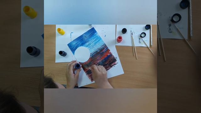 Мастер класс рисунок гуашью, Свиридова Александра Олеговна, Романовский РДК смотреть онлайн