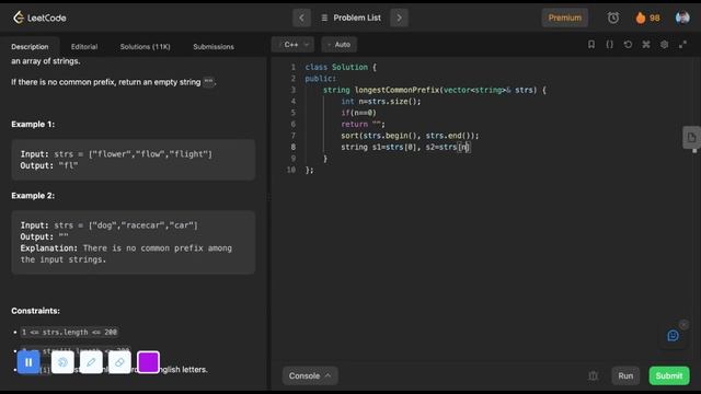 Longest Common Prefix, Asked in Amazon, Apple etc смотреть онлайн