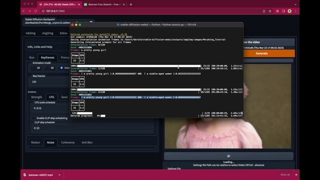 Creating a morphing animation with Stable Diffusion, using any video you like смотреть онлайн