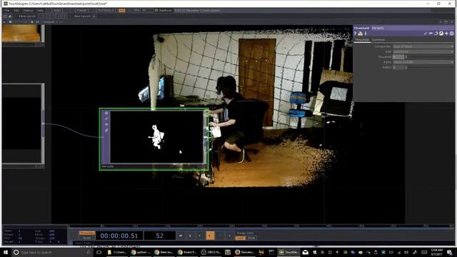 Kinect Pointcloud - TouchDesigner Tutorial - part1 смотреть онлайн