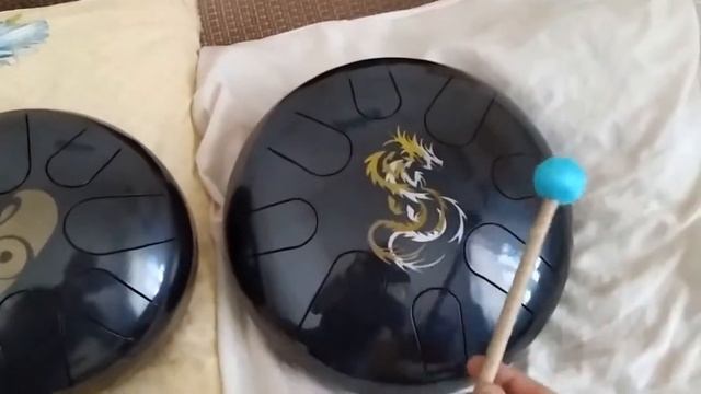 Маленький или большой глюкофон? Сравнение звука. Диаметр 22 и 30 см смотреть онлайн