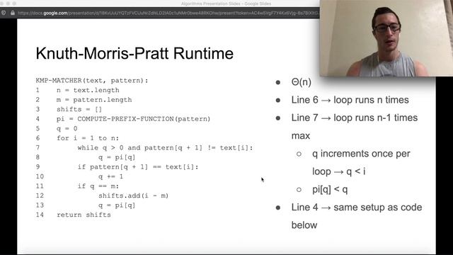 String Matching with Knuth-Morris-Pratt смотреть онлайн