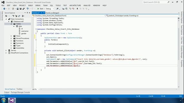 How To Insert CheckBox Value Into Database. смотреть онлайн