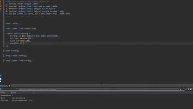 Advanced MySQL Tutorial #3 | Unique Index смотреть онлайн
