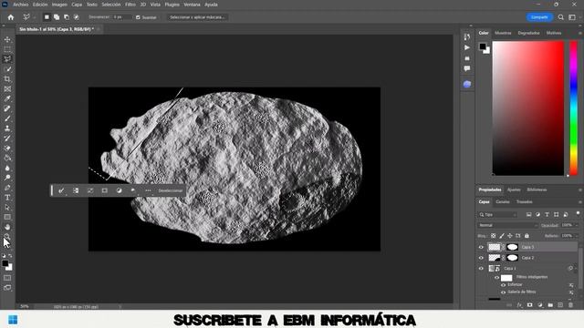 COMO CREAR UN ASTEROIDE DESDE CERO CON PHOTOSHOP смотреть онлайн
