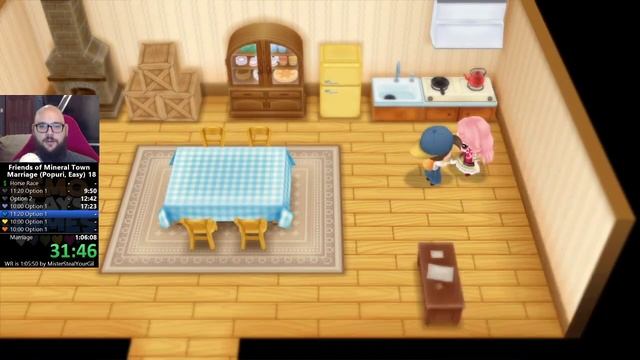 [PB] Story of Seasons: Friends of Mineral Town - Popuri Marriage Speedrun (59:55) смотреть онлайн