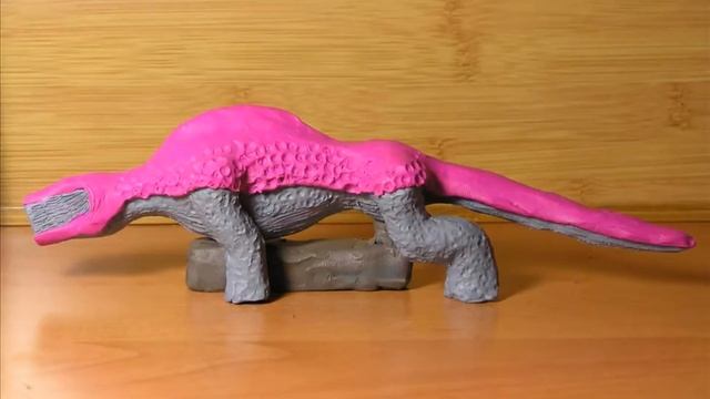 Фэнтези животные – Боевой Ящер – из пластилина смотреть онлайн