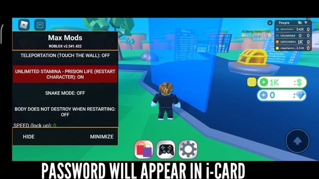 MOD MENU ROBLOX v2.541.422 | Unlimited Robux, Teleport, Ghost Mod | Roblox ModMenu v2.541.422 смотреть онлайн