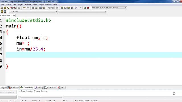 C Program to convert Milometers to inches in urdu/hindi смотреть онлайн