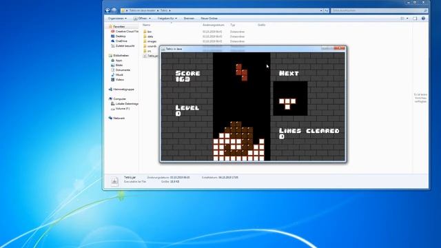 I programmed Tetris in Java. смотреть онлайн