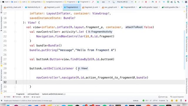 Android jetpack Navigation Component - pass bundle arguments in hindi part-7 смотреть онлайн