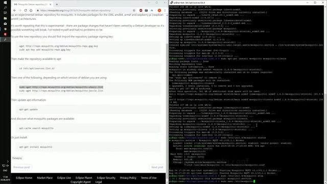 Установка MQTT сервера Mosquitto на Raspberry Pi смотреть онлайн