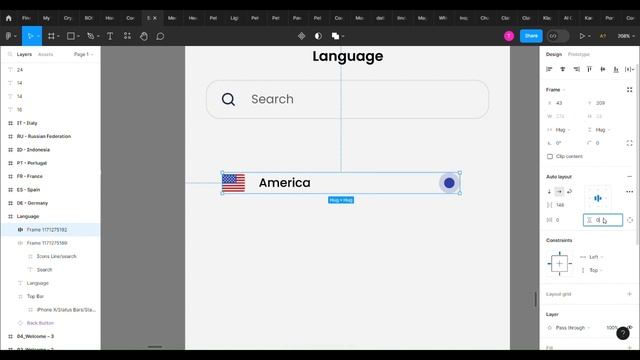 How to design langauge selective screen in figma |Figma Tutorial смотреть онлайн