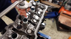 Установка ГБЦ  распредвалов 3S-FE.