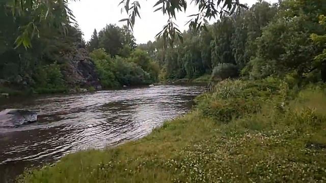 Река Миасс - Большое Баландино, место для отдыха всей семьёй. смотреть онлайн