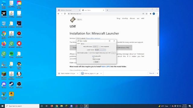 How to install MatHax(or any other Fabric Client) смотреть онлайн