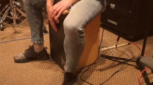 Кахон и шейкер. 4 популярных ритма. "Уроки игры на кахоне".