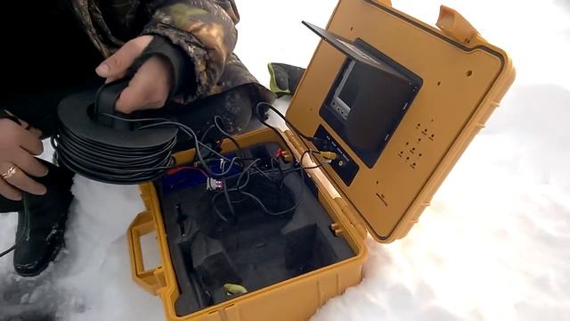 Катравож_Подводная камера на окуня_25.02.2017 смотреть онлайн
